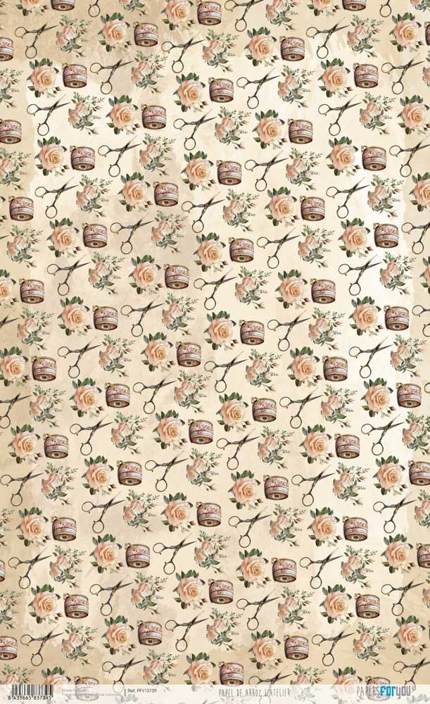 Papers For You L'Atelier Rice Paper Kit VI (4 pcs) (PFY-13737) (DISCONTINUED)