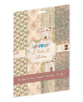 Papers For You L'Atelier Rice Paper Kit III (4 pcs) (PFY-13732) (DISCONTINUED)