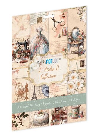 Papers For You L'Atelier Rice Paper Kit II (4 pcs) (PFY-13726) (DISCONTINUED) Papers For You L'Atelier Rice Paper Kit II (4 pcs) (PFY-13726) (DISCONTINUED)