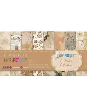 Papers For You L'Atelier Canvas Scrap Pack (8pcs) (PFY-13711) (DISCONTINUED)