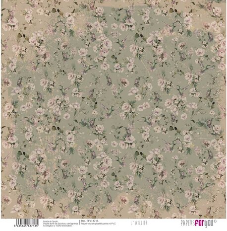 Papers For You L'Atelier Canvas Scrap Pack (8pcs) (PFY-13711) (DISCONTINUED)