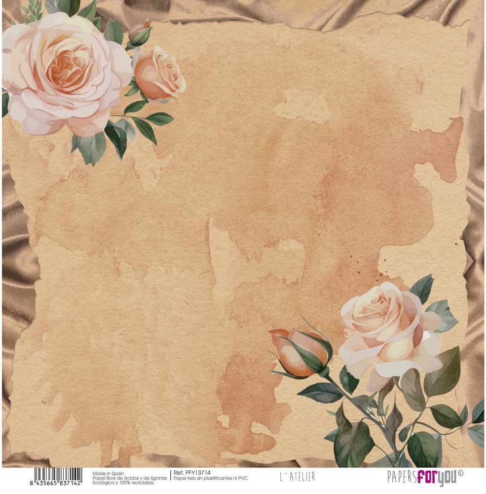 Papers For You L'Atelier Canvas Scrap Pack (8pcs) (PFY-13711) (DISCONTINUED)