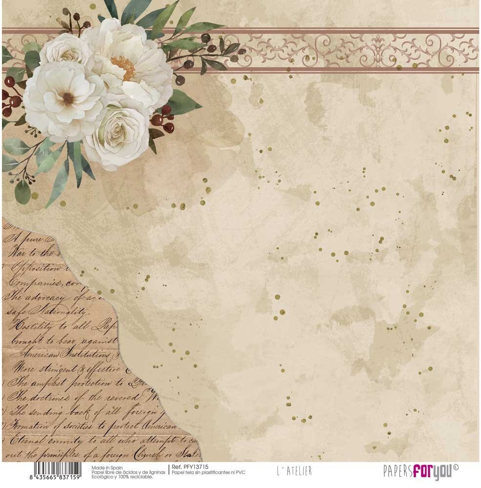Papers For You L'Atelier Canvas Scrap Pack (8pcs) (PFY-13711) (DISCONTINUED)