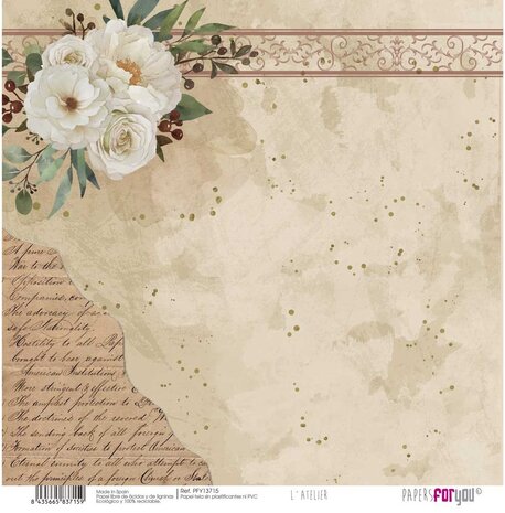 Papers For You L'Atelier Canvas Scrap Pack (8pcs) (PFY-13711) (DISCONTINUED)