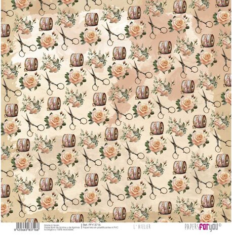 Papers For You L'Atelier Canvas Scrap Pack (8pcs) (PFY-13711) (DISCONTINUED)