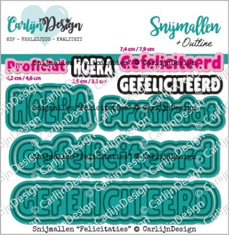 CarlijnDesign Dies Felicitaties (CDSN-0263) CarlijnDesign Dies Felicitaties (CDSN-0263)