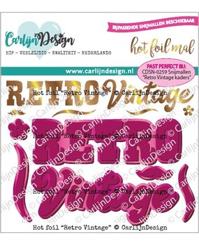 CarlijnDesign Hot Foil Retro Vintage (CDHF-0048) (DISCONTINUED)
