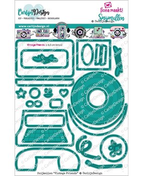 CarlijnDesign Snijmallen Vintage Friends (CDSN-0257)