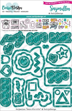 CarlijnDesign Dies Retro 80s & 90s (CDSN-0258)