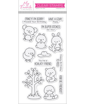My Favorite Things Kiwi Critters Clear Stamps (JB-055) (DISCONTINUED)