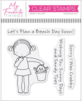 My Favorite Things Sunny Days and Sandy Toes Clear Stamps (PI-349) (DISCONTINUED)
