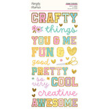Simple Stories Crafty Things Foam Stickers (22527) (OUTLET)