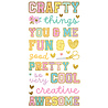 Simple Stories Crafty Things Foam Stickers (22527) (OUTLET)