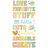 Simple Stories Crafty Things Foam Stickers (22527) (OUTLET)