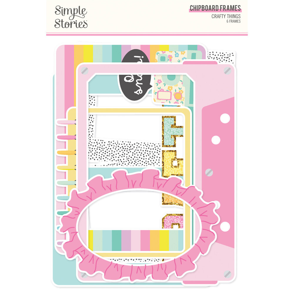 Simple Stories Crafty Things Chipboard Frames (22526) (DISCONTINUED)