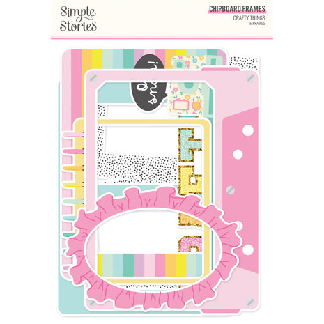 Simple Stories Crafty Things Chipboard Frames (22526) (DISCONTINUED)