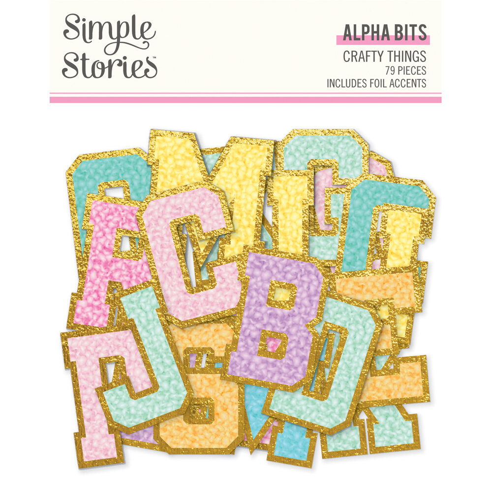 Simple Stories Crafty Things Alpha Bits & Pieces (22522)