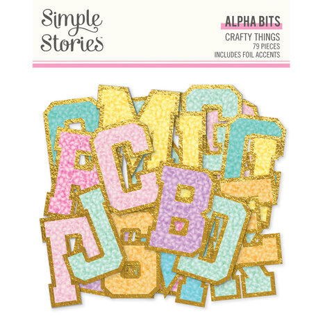 Simple Stories Crafty Things Alpha Bits & Pieces (22522)