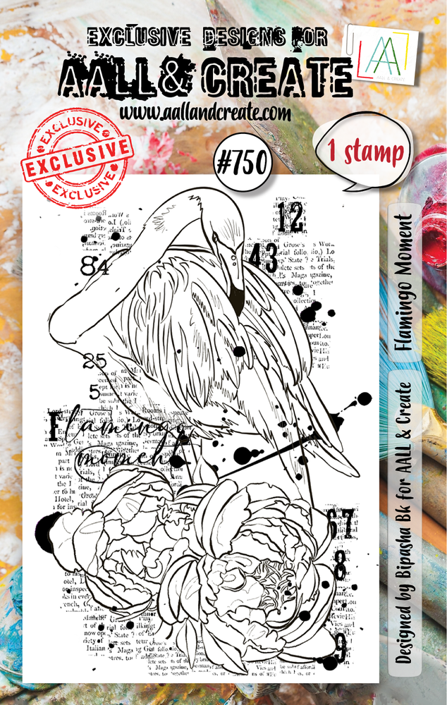 Aall and Create Stamp Set A7 Flamingo Moment (AALL-TP-750) (DISCONTINUED) Aall and Create Stamp Set A7 Flamingo Moment (AALL-TP-750) (DISCONTINUED)