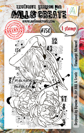 Aall and Create Stamp Set A7 Flamingo Moment (AALL-TP-750) (DISCONTINUED) Aall and Create Stamp Set A7 Flamingo Moment (AALL-TP-750) (DISCONTINUED)
