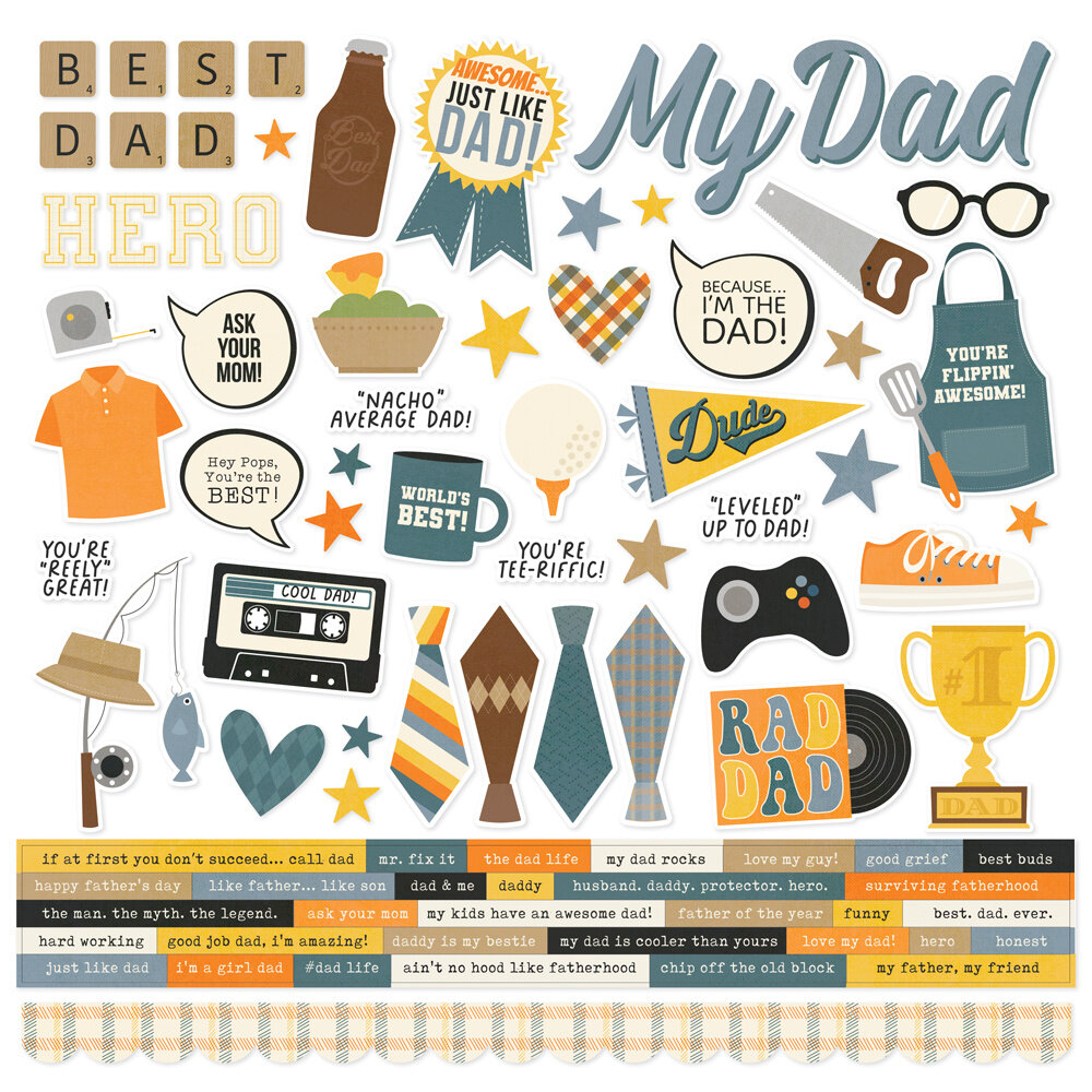 Simple Stories Father's Day Collection Kit (21936) (OUTLET) Simple Stories Father's Day Collection Kit (21936) (OUTLET)
