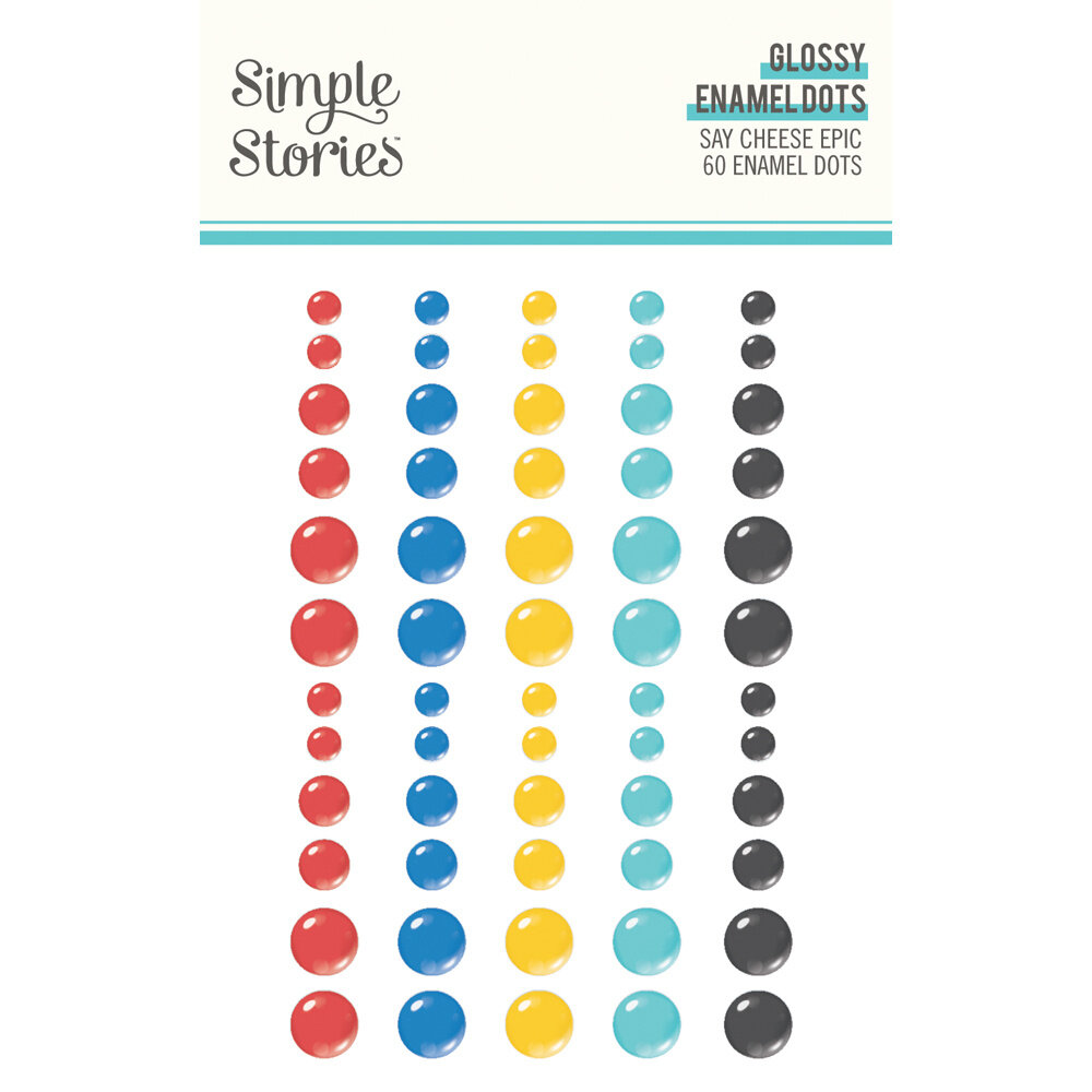 Simple Stories Say Cheese Epic Glossy Enamel Dots (22489) (DISCONTINUED)