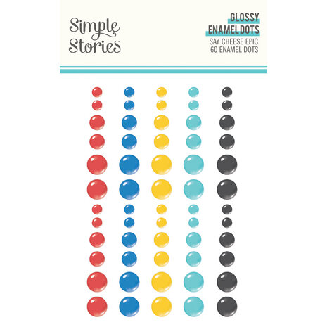 Simple Stories Say Cheese Epic Glossy Enamel Dots (22489) (DISCONTINUED)