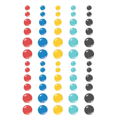 Simple Stories Say Cheese Epic Glossy Enamel Dots (22489) (DISCONTINUED)