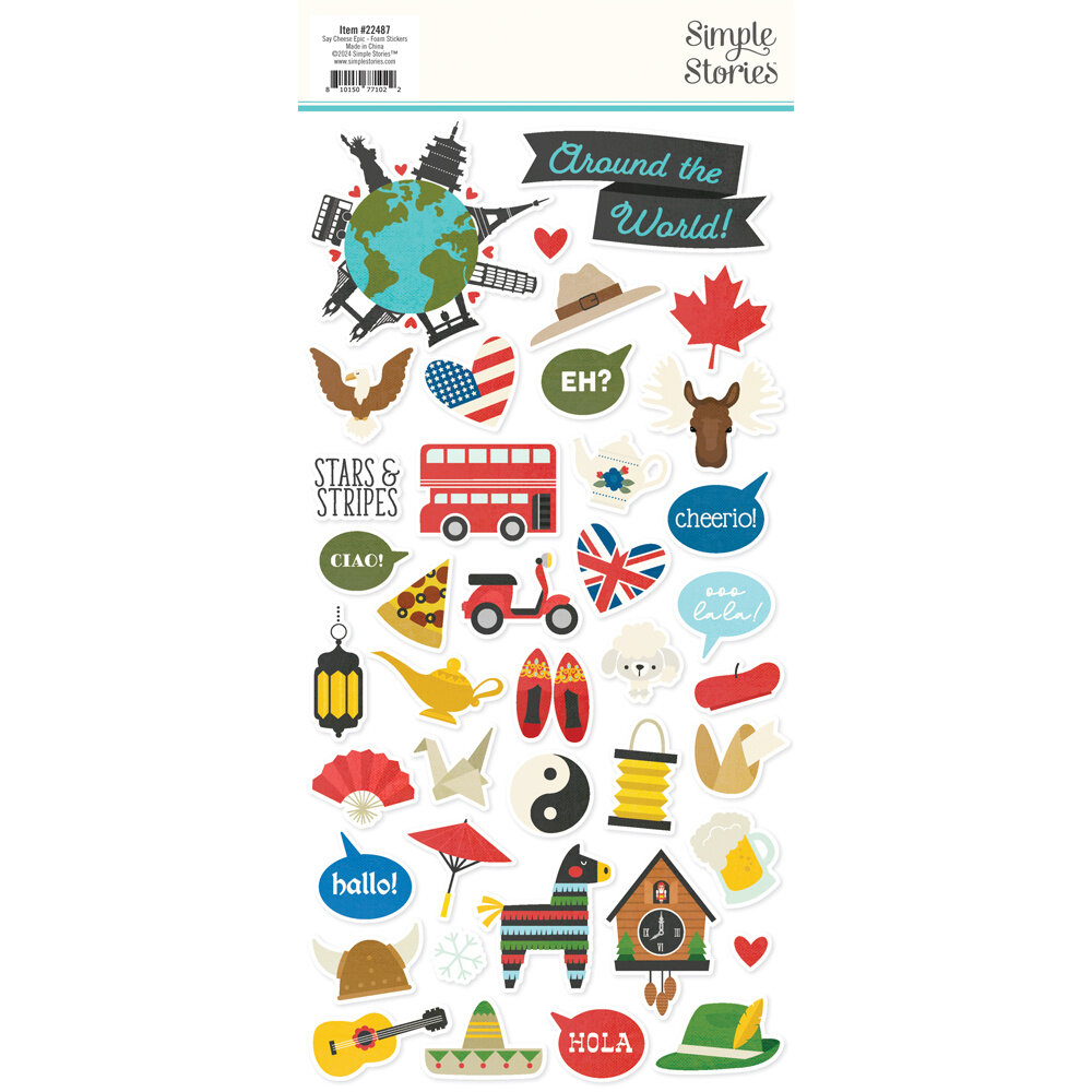Simple Stories Say Cheese Epic Foam Stickers (22487)