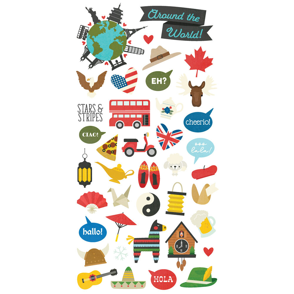 Simple Stories Say Cheese Epic Foam Stickers (22487) (DISCONTINUED)