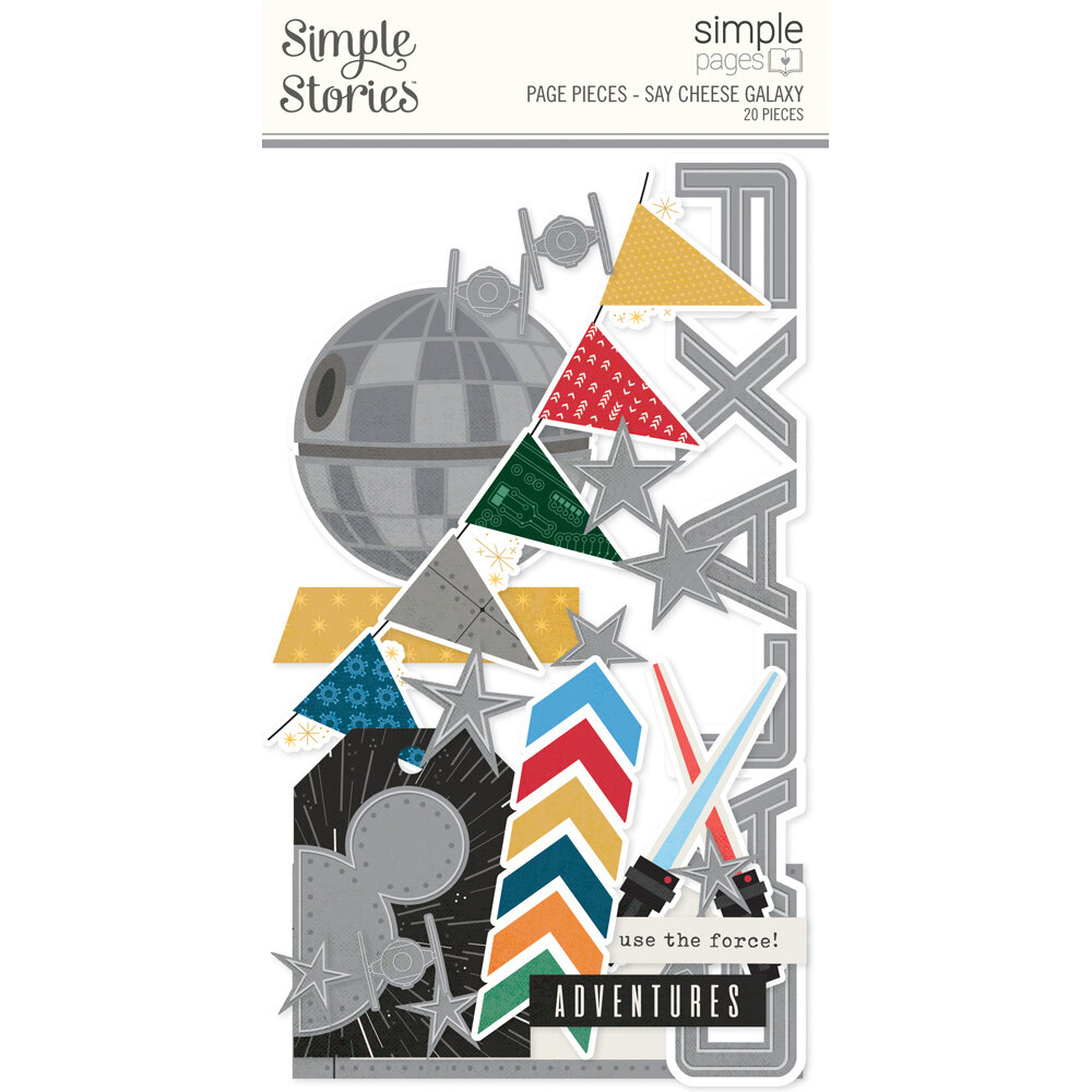 Simple Stories Say Cheese Galaxy Simple Pages Pieces (22457) (DISCONTINUED)