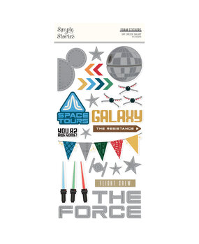 Simple Stories Say Cheese Galaxy Foam Stickers (22453) (DISCONTINUED)