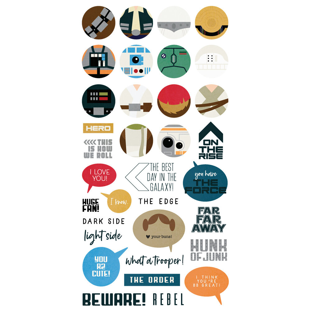 Simple Stories Say Cheese Galaxy Foam Stickers (22453) (OUTLET)