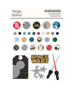 Simple Stories Say Cheese Galaxy Decorative Brads (22454) (DISCONTINUED) Simple Stories Say Cheese Galaxy Decorative Brads (22454) (DISCONTINUED)