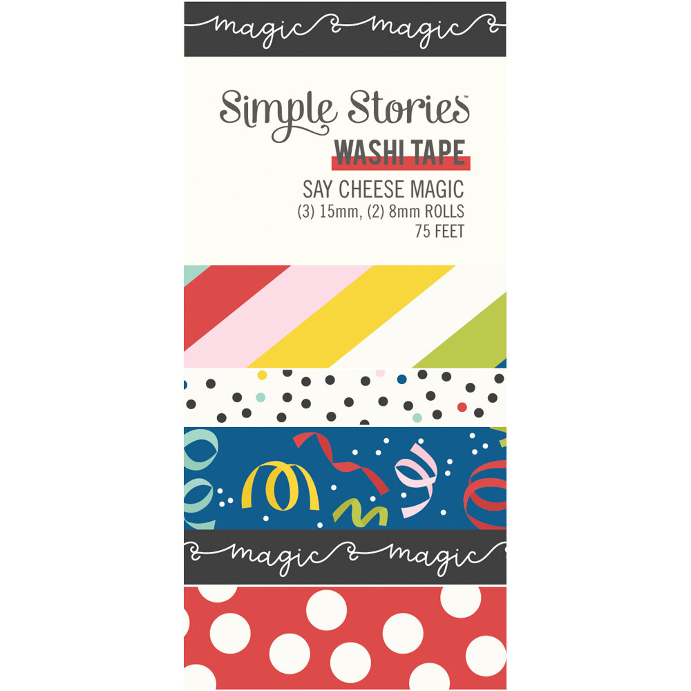 Simple Stories Say Cheese Magic Washi Tape (22426) (OUTLET)