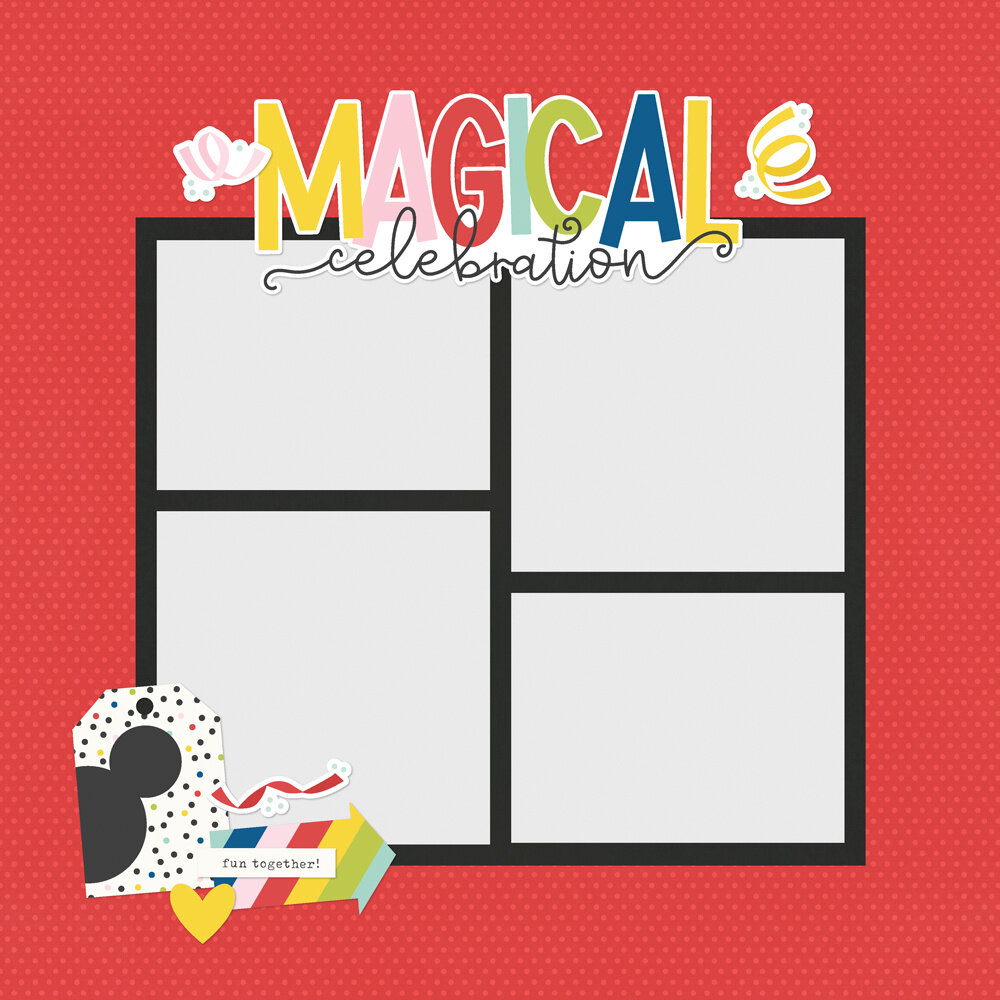 Simple Stories Say Cheese Magic Simple Pages Pieces (22428) (DISCONTINUED)