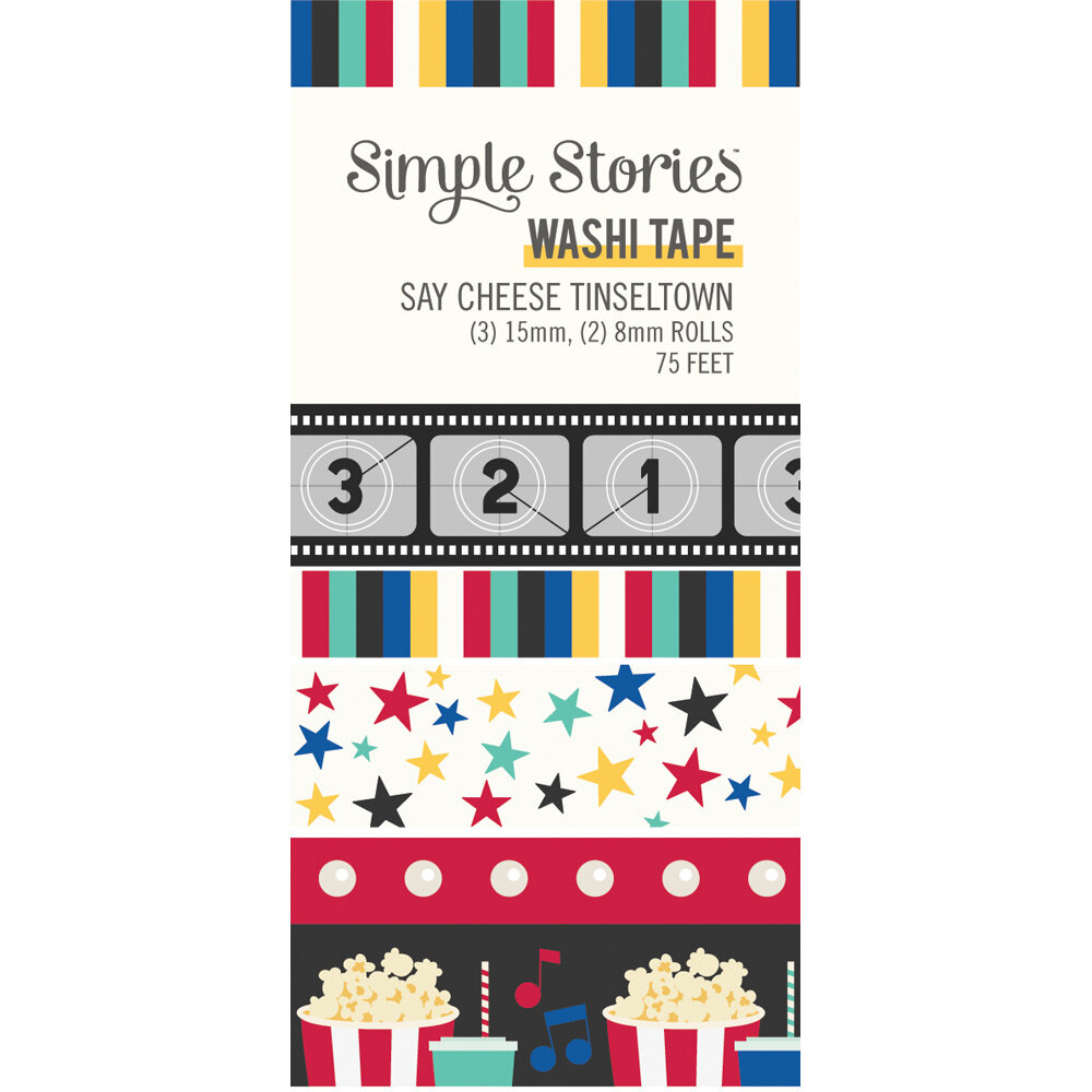 Simple Stories Say Cheese Tinseltown Washi Tape (22470) (DISCONTINUED)