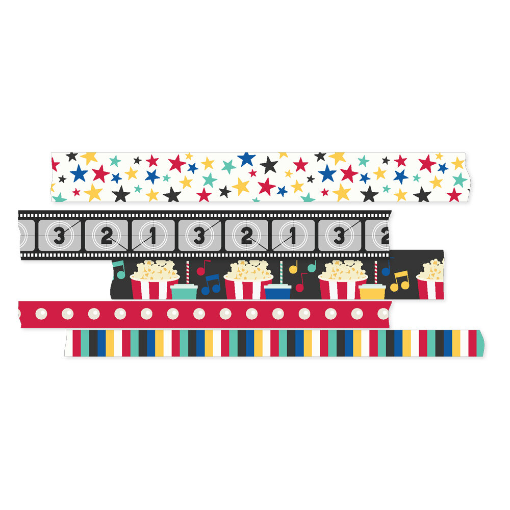 Simple Stories Say Cheese Tinseltown Washi Tape (22470) (DISCONTINUED)