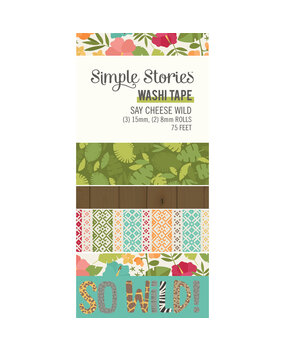 Simple Stories Say Cheese Wild Washi Tape (22442) (OUTLET)