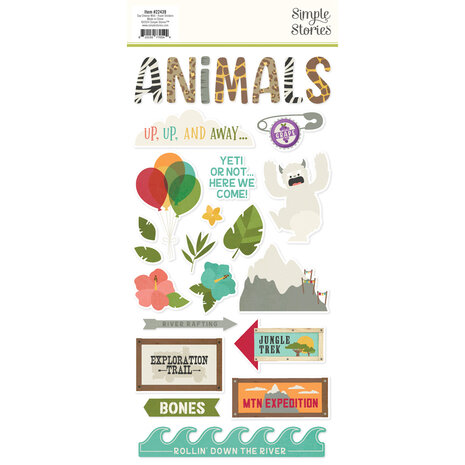 Simple Stories Say Cheese Wild Foam Stickers (22439) (DISCONTINUED)