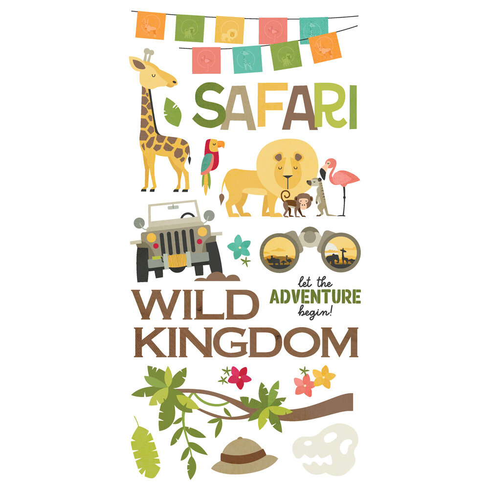 Simple Stories Say Cheese Wild Foam Stickers (22439) (DISCONTINUED)