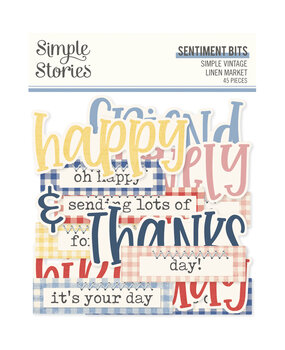 Simple Stories Simple Vintage Linen Market Sentiment Bits & Pieces (22724) Simple Stories Simple Vintage Linen Market Sentiment Bits & Pieces (22724)