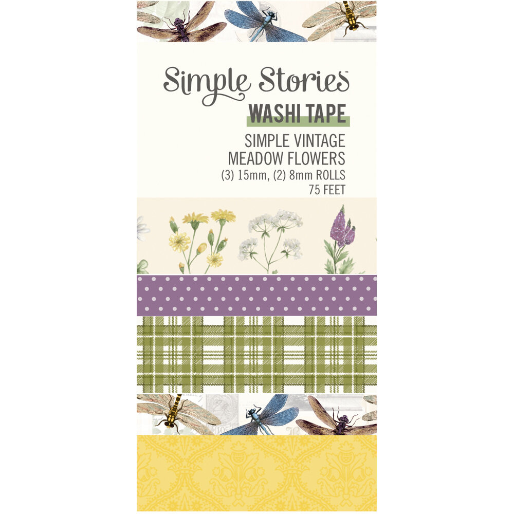Simple Stories Simple Vintage Meadow Flowers Washi Tape (22633)