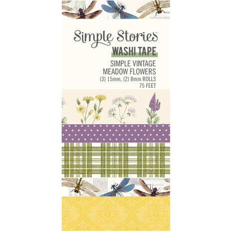 Simple Stories Simple Vintage Meadow Flowers Washi Tape (22633)