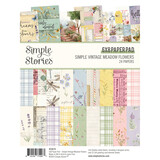 Simple Stories Simple Vintage Meadow Flowers 6x8 Inch Paper Pad (22619)