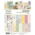 Simple Vintage Meadow Flowers 6x8 Inch Paper Pad (22619)