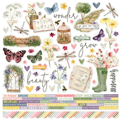 Simple Stories Simple Vintage Meadow Flowers Collectors Essentials Kit (22601)
