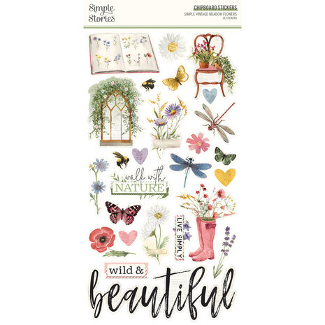 Simple Stories Simple Vintage Meadow Flowers Collectors Essentials Kit (22601)