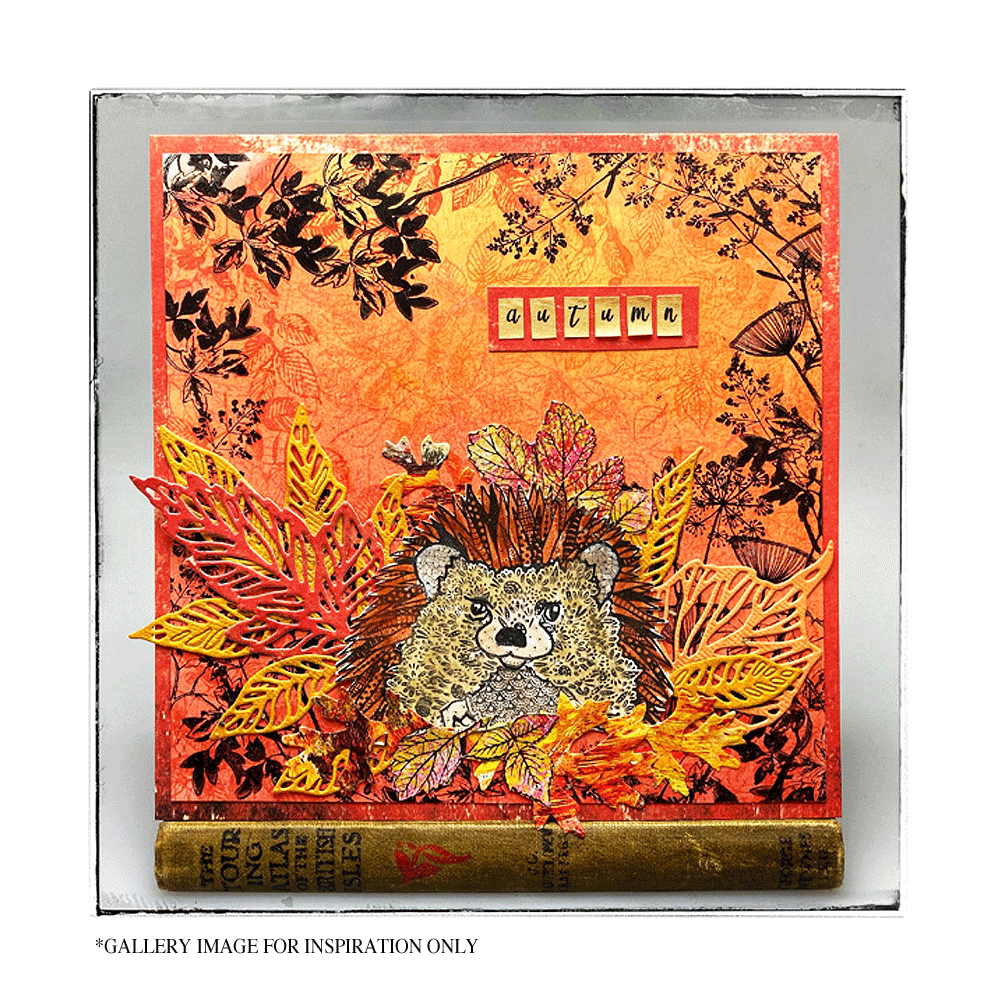 Crafty Individuals Happy Hedgehog Unmounted Rubber Stamps (CI-645) (OUTLET)