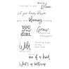 Sizzix Clear Stamps Born to Bloom (10pcs) (666667) (OUTLET)